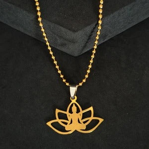 Gold Buddha Pendant