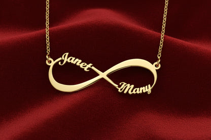 Name engraved Golden Chain
