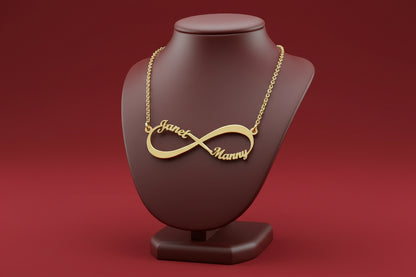 Name engraved Golden Chain